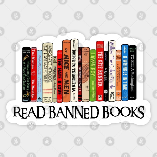 Read Banned Books Sticker by Xtian Dela ✅